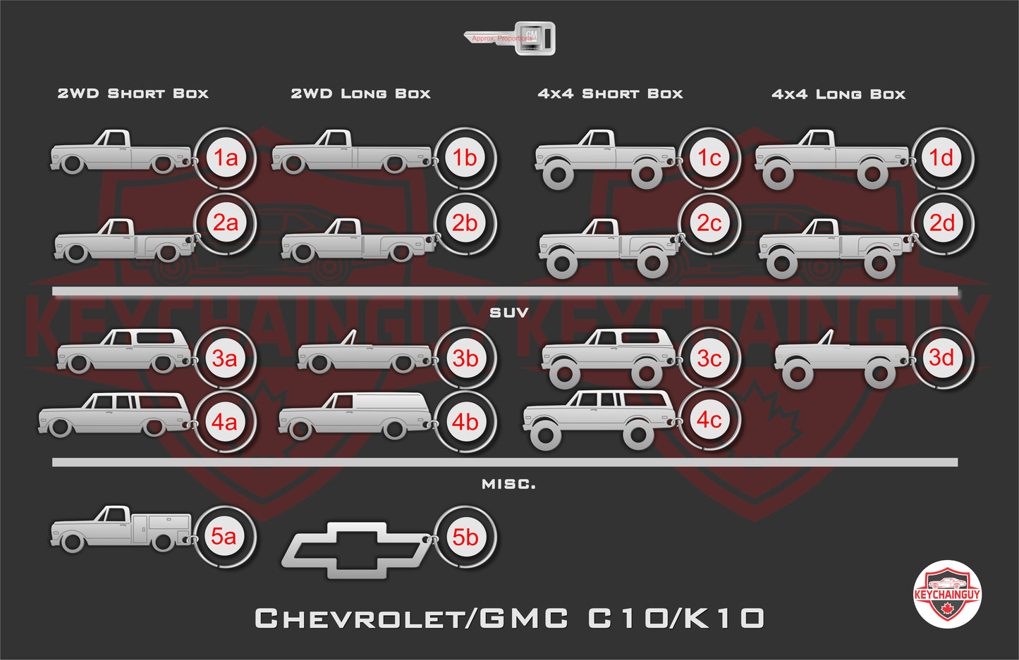 1967 - 1972 Chevy/GMC C10 Truck Blazer Suburban Stepside