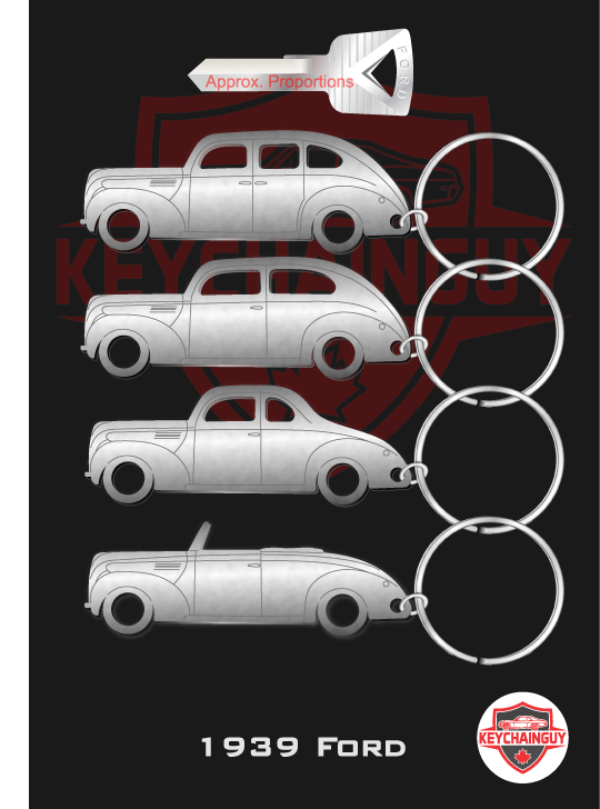 1939 Ford 2 Door, 4 Door, Coupe, Roadster