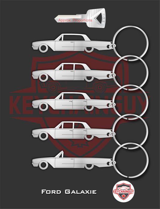 1960 Ford Galaxie Keychain