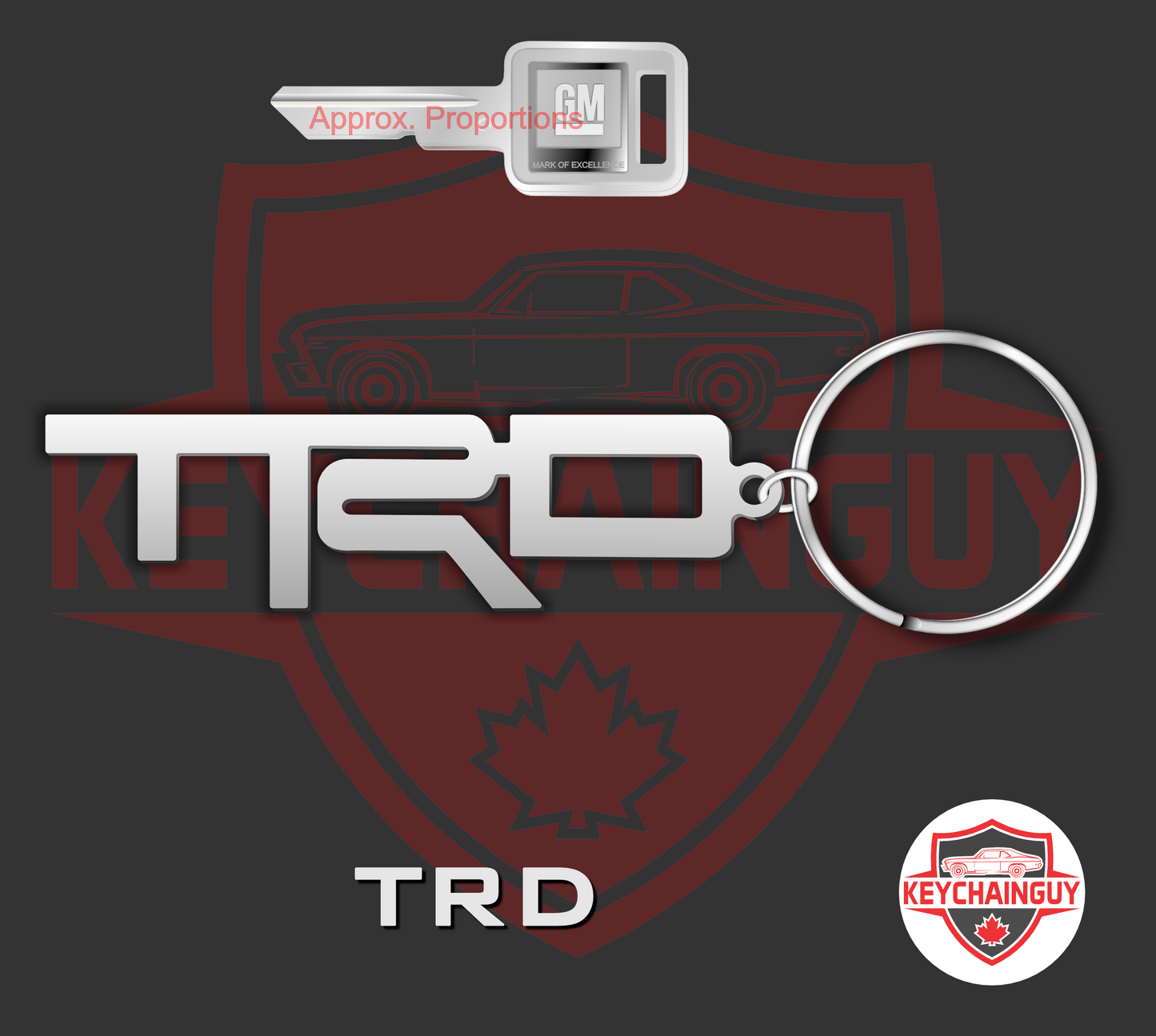 TRD Logo Keychain