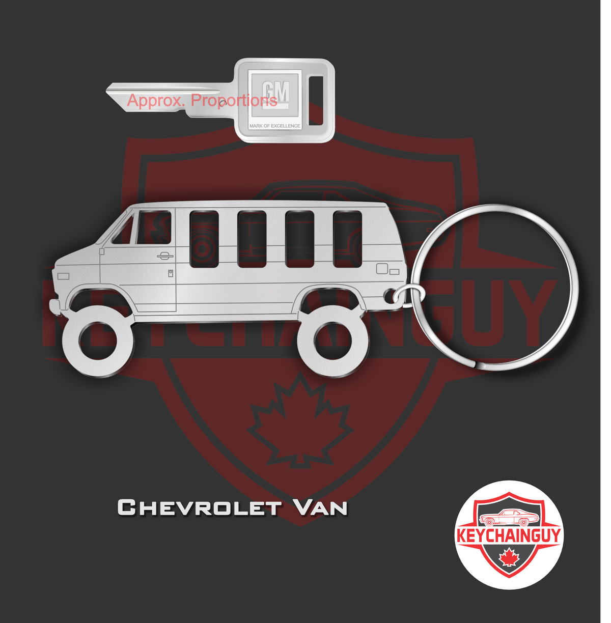 Lifted Chevy Van – Keychainguy