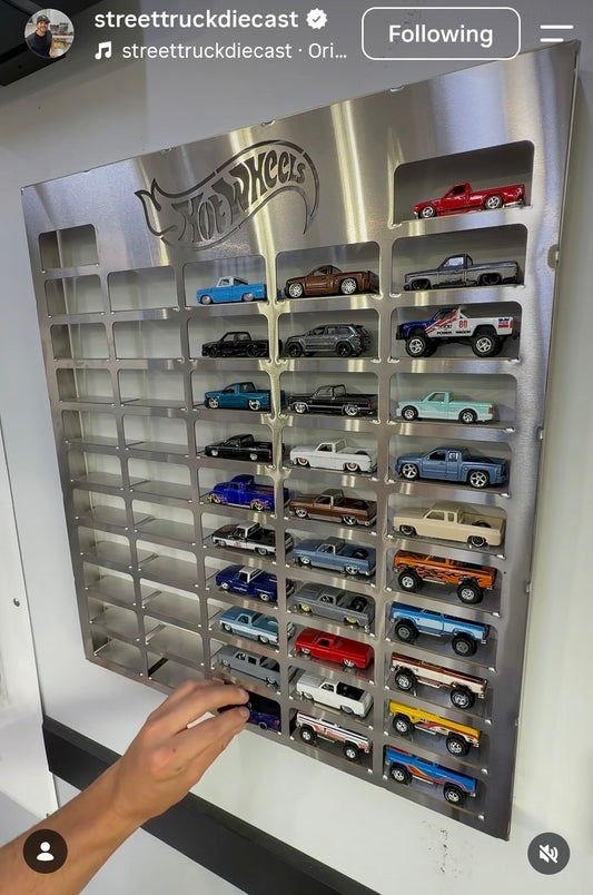 Die Cast Display 52 Cars