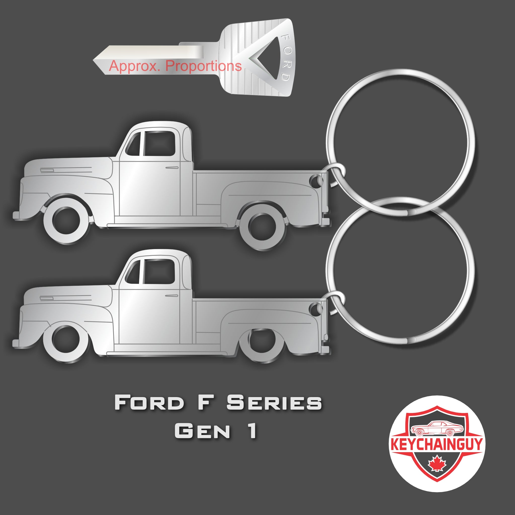 1948 - 1952 Ford F Series Gen 1 – Keychainguy