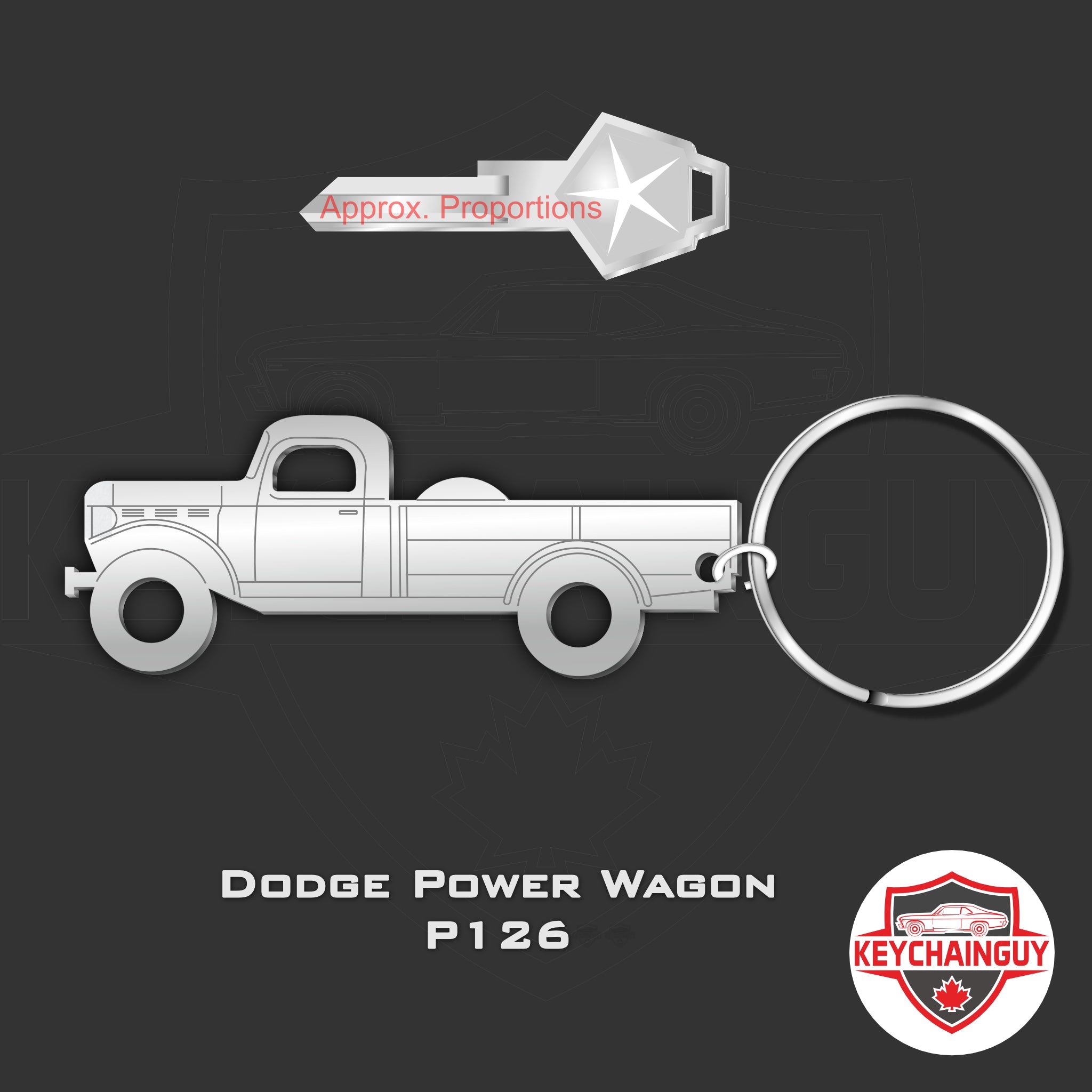 1948 Dodge Power Wagon Pw 126 – Keychainguy