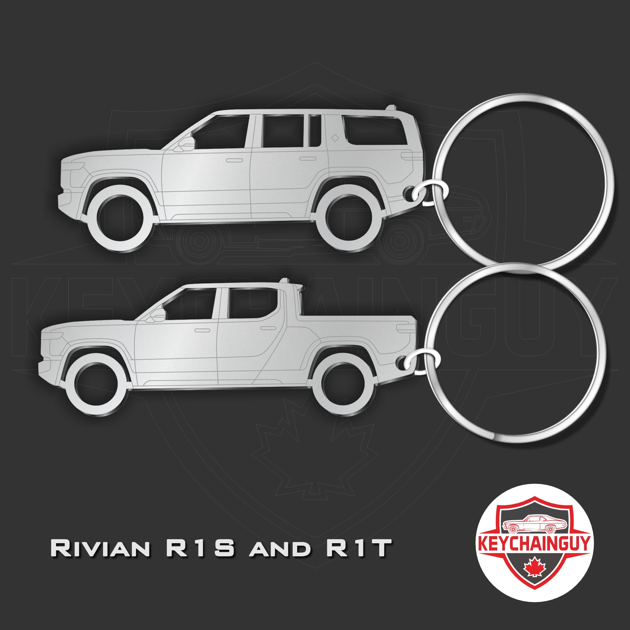 2022 Rivian Key 2022 Rivian R1S and R1T – Keychainguy