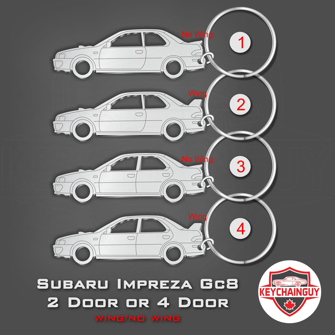 Subaru Impreza GC8 – Keychainguy