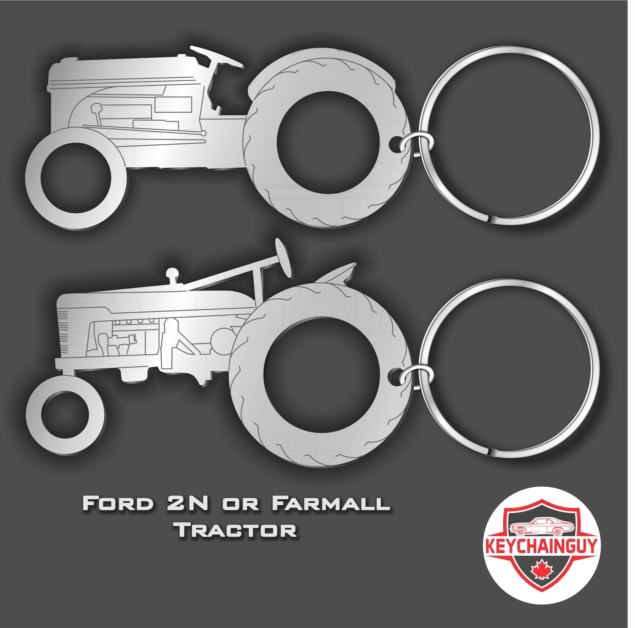 Branded Tractor Keychains Ford 2N or Farmall Tractor – Keychainguy