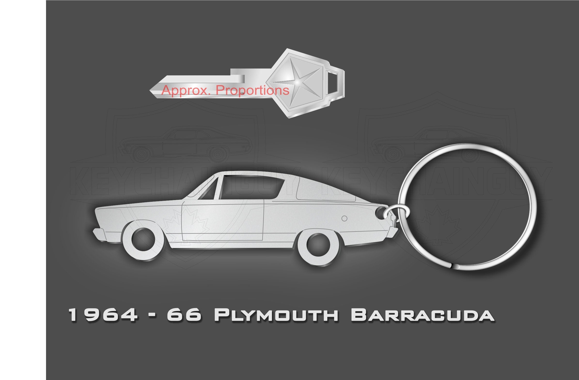 1964 - 1966 Plymouth Barracuda (Gen 1) – Keychainguy